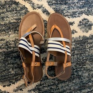 Striped Sandals